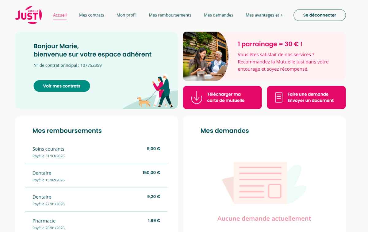 blog-Mutuelle-Just-mutuelle_espace-adhérent-accueil